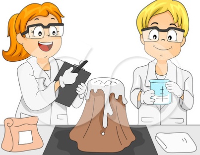 1080932-Clipart-Male-And-Female-Students-Working-On-A-Volcano-Science-Experiment-Royalty-Free-Vector-Illustration
